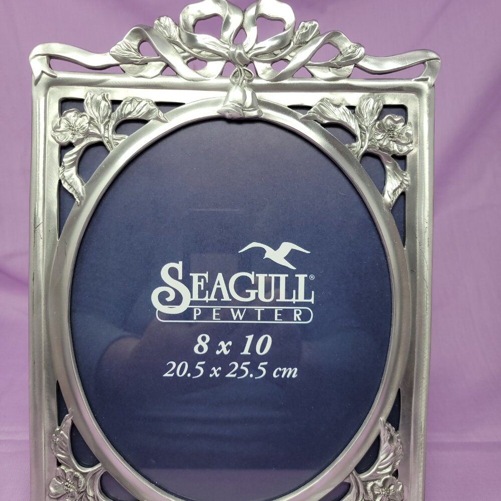 Seagull Pewter June 8 x 10 Picture Frame PF310 S - Picture 2 of 3